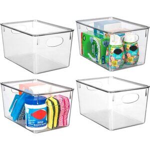 Plastic Storage Bins With lids – Perfect Pantry Organization and Storage